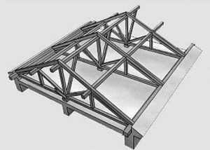 Установка стропил двухскатной крыши своими