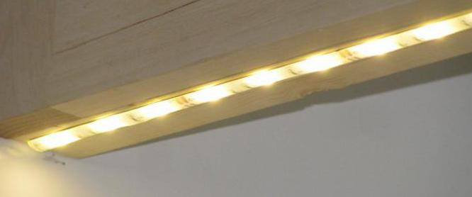 Подсветка для кухни под шкафы светодиодная