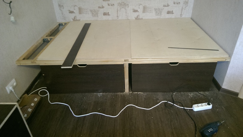 Обшивка листами ДСП