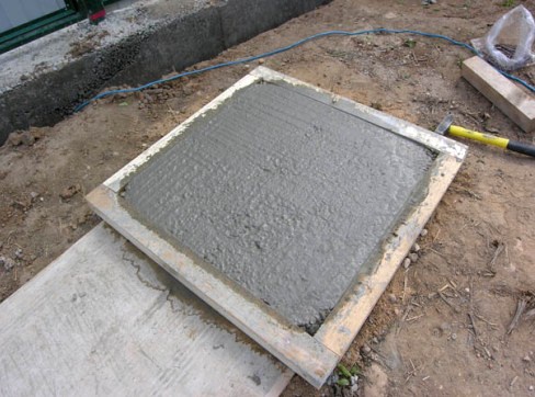 Деревянная форма для тротуарной плитки Обустройство: Деревянная форма для тротуарной плитки