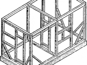 Проект каркасно-щитовой бани