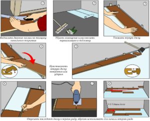Техника укладки ламината