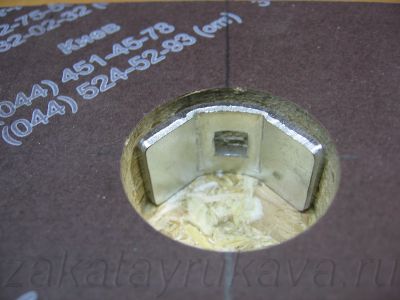 Примерка С-шайбы.